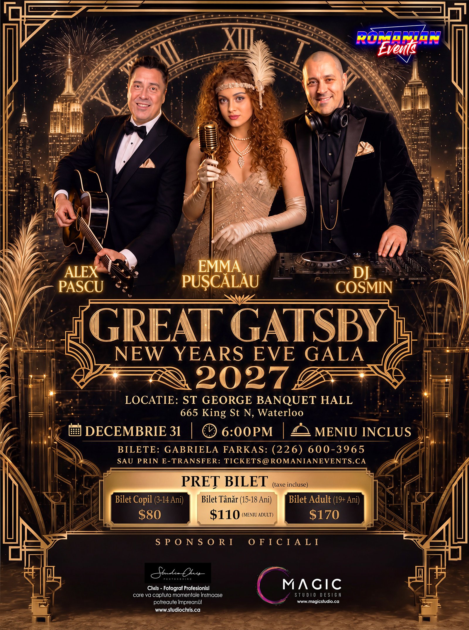 Great Gatsby - New Years Eve Gala 2027 event poster